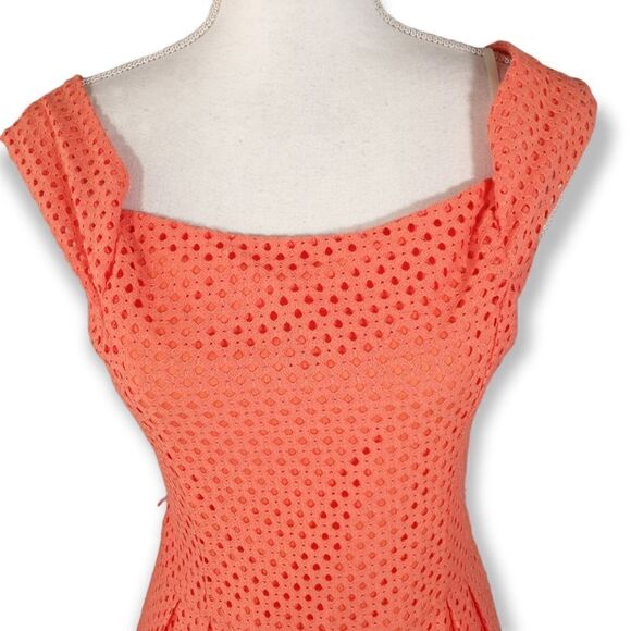 CITY TRIANGLES ORANGE EYELET ROMPER SZ.15 EUC - Picture 2 of 8